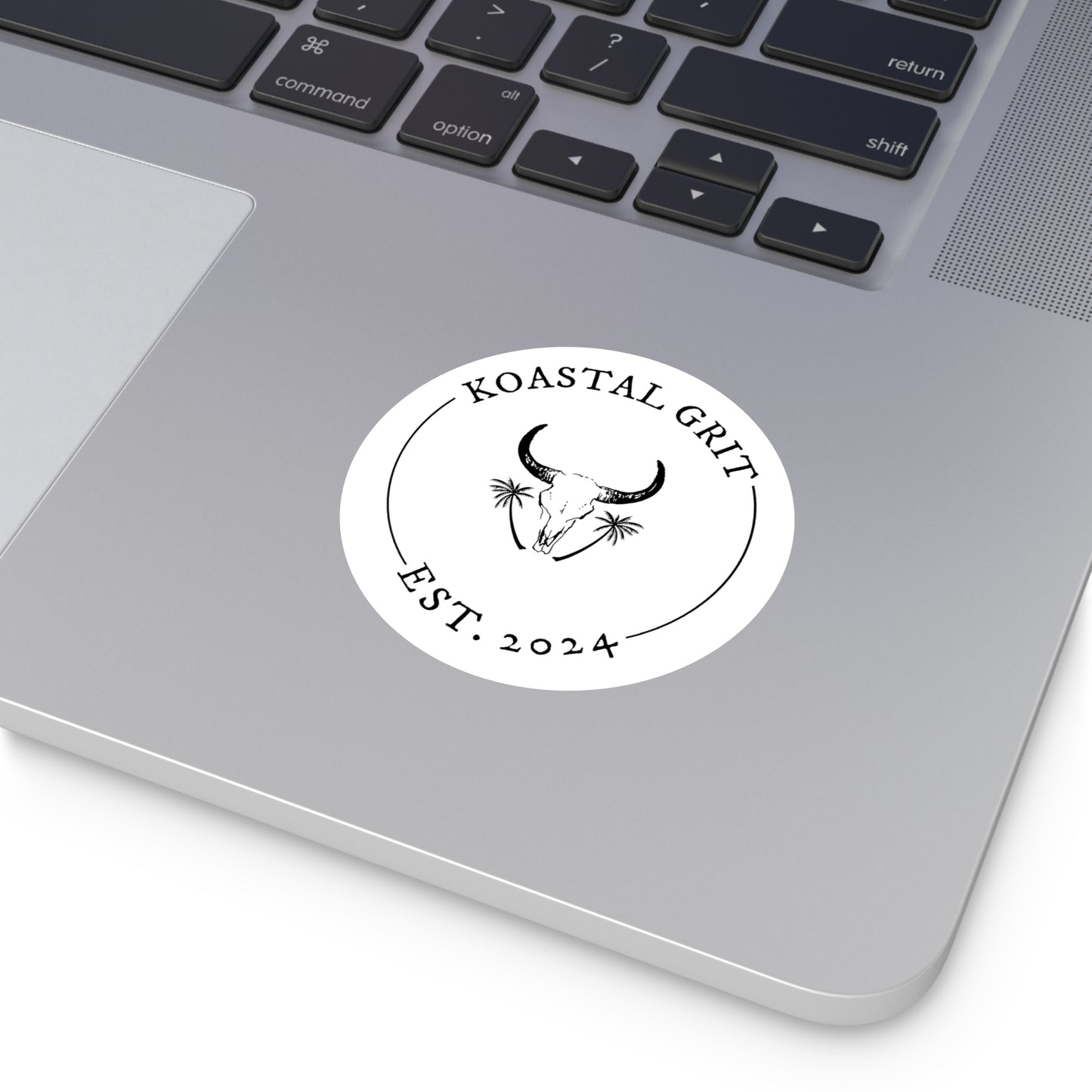 Koastal Grit Round Vinyl Sticker